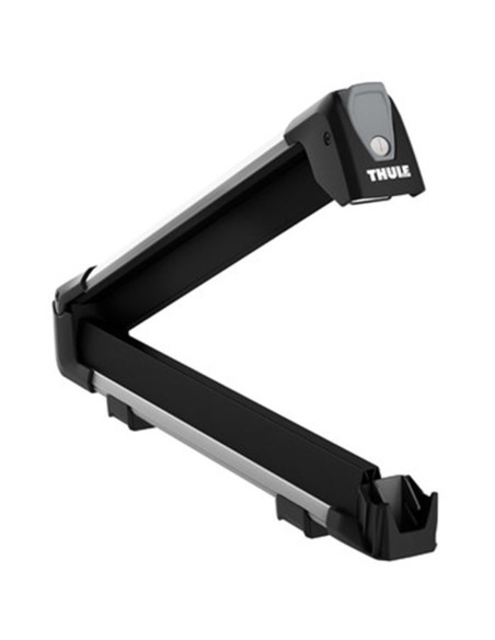 TA732400,Suport 4 perechi schiuri Thule SnowPack 7324 gri cu prindere pe bare transversale aluminiu cu profil T