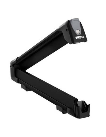 TA732406,Suport 4 perechi schiuri Thule SnowPack 7324 negru cu prindere pe bare transversale aluminiu cu profil T