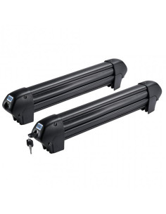 940-222,Suport 4 perechi schiuri cu prindere pe bare transversale - Cruz Ski Rack Dark 4 2