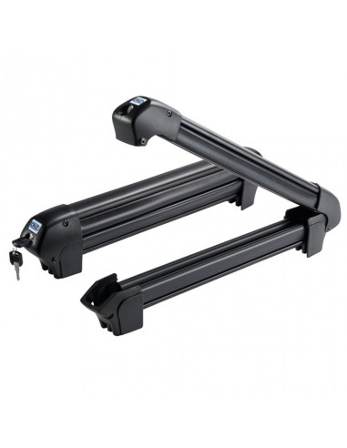 940-222,Suport 4 perechi schiuri cu prindere pe bare transversale - Cruz Ski Rack Dark 4