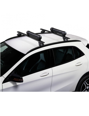 940-222,Suport 4 perechi schiuri cu prindere pe bare transversale - Cruz Ski Rack Dark 4