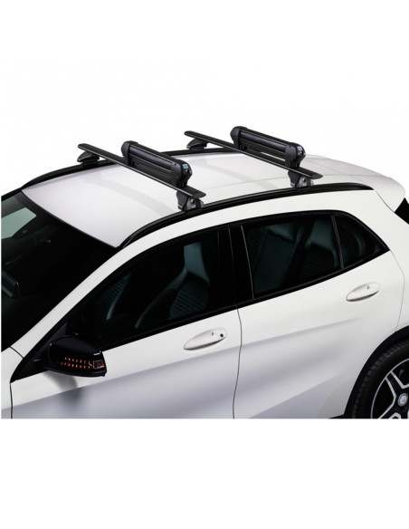 940-222,Suport 4 perechi schiuri cu prindere pe bare transversale - Cruz Ski Rack Dark 4