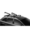 TA732507,Suport 5 perechi schiuri Thule SnowPack Extender 7325 Negru cu prindere pe bare transversale aluminiu cu profil T