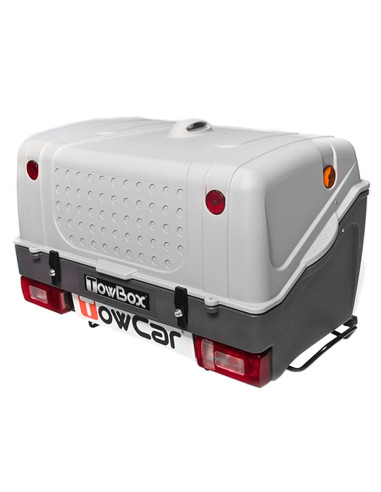TBX0AAB,Cutie portbagaj pe carligul de remorcare Towbox V1 Gri