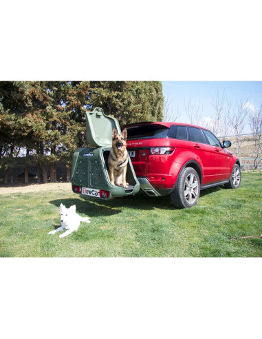 T2D000H,Cutie portbagaj pe carligul de remorcare Towbox V2 DOG Verde