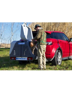 T2D000C,Cutie portbagaj pe carligul de remorcare Towbox V2 DOG Gri 2