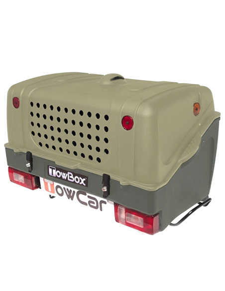 TBD000H,Cutie portbagaj pe carligul de remorcare Towbox V1 DOG Verde