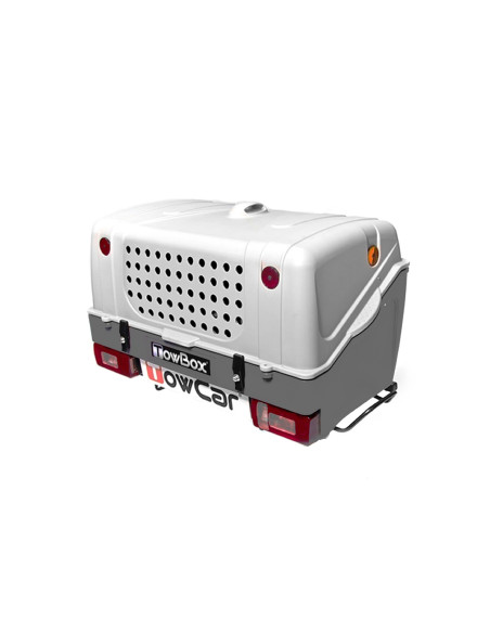 TBD0AAB,Cutie portbagaj pe carligul de remorcare Towbox V1 DOG Gri