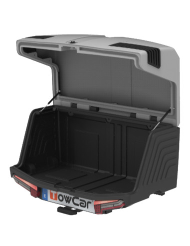 TV3XGG0,Cutie portbagaj pe carligul de remorcare Towbox V3 Classic Gri
