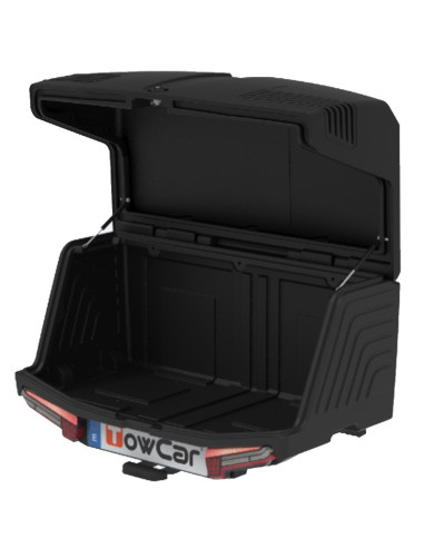 TV3XNN0,Cutie portbagaj pe carligul de remorcare Towbox V3 Urban Negru