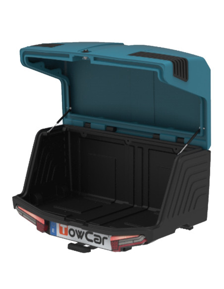TV3XGA0,Cutie portbagaj pe carligul de remorcare Towbox V3 Marine Albastru