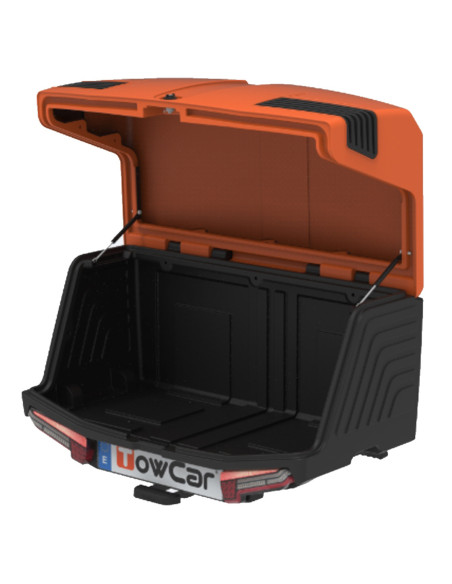 TV3XGJ0,Cutie portbagaj pe carligul de remorcare Towbox V3 Sport Orange