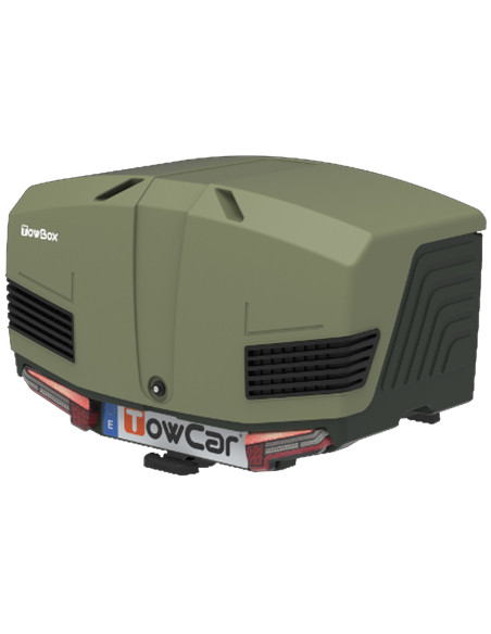 TV3DVV0,Cutie portbagaj pe carligul de remorcare Towbox V3 Camper Verde Air