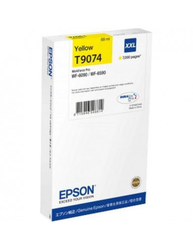 Cartus cerneala original Epson C13T907440, T9074, Yellow,T9074