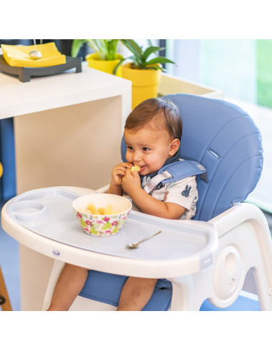 JU3003-K03-Blue,Scaun de masa transformabil Juju Eat&Play V2, Albastru