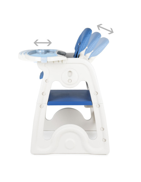 JU3003-K03-Blue,Scaun de masa transformabil Juju Eat&Play V2, Albastru
