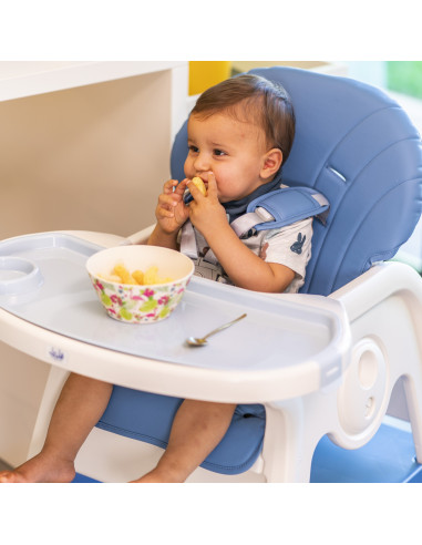 JU3003-K03-Blue,Scaun de masa transformabil Juju Eat&Play V2, Albastru