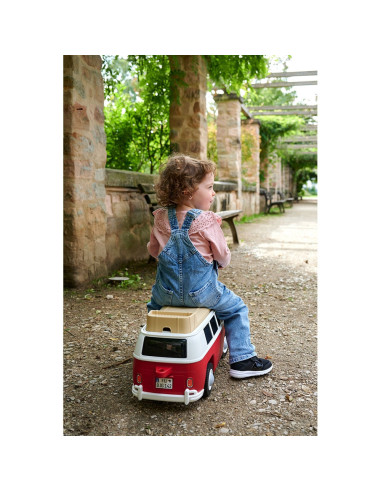 S800055320,Masinuta de impins Big Baby VW T1 red