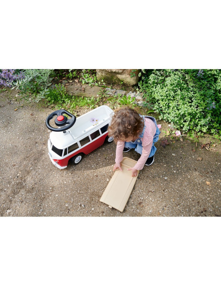 S800055320,Masinuta de impins Big Baby VW T1 red