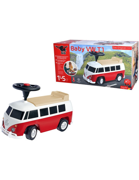 S800055320,Masinuta de impins Big Baby VW T1 red
