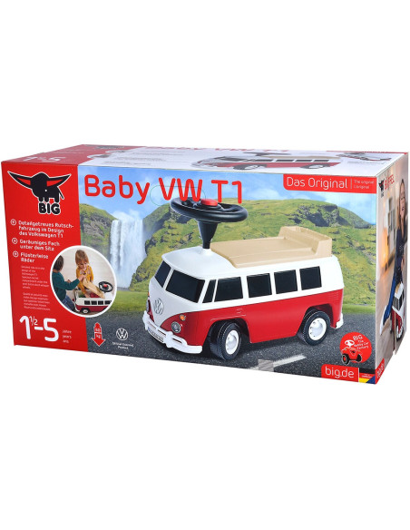 S800055320,Masinuta de impins Big Baby VW T1 red