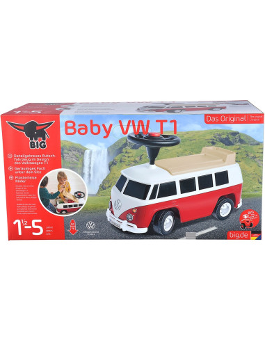 S800055320,Masinuta de impins Big Baby VW T1 red