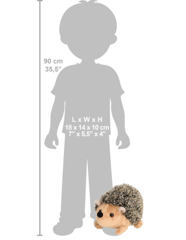 Arici - Jucarie Plus Wild Republic 20 cm,WR13430