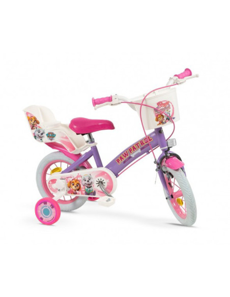 Bicicleta 12" Paw Patrol Fete Mov,TM8422084012809