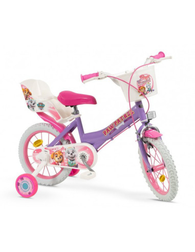 Bicicleta 14" Paw Patrol Fete Mov,TM8422084014803