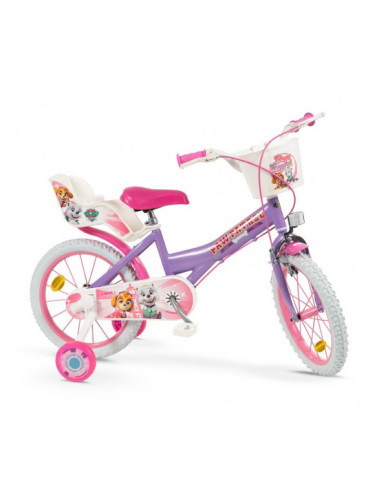 Bicicleta 16" Paw Patrol Fete Mov,TM8422084016807