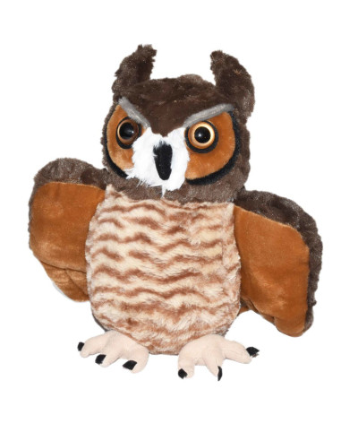 Bufnita cu Coarne - Jucarie Plus Wild Republic 30 cm,WR12310