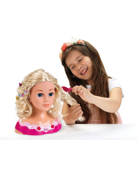 Bust papusa Emma pentru machiat si coafat - mare,TK5392