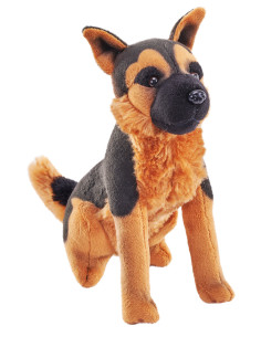 Caine de salvare cu sunet CIOBANESC GERMAN - Jucarie Plus Wild 2