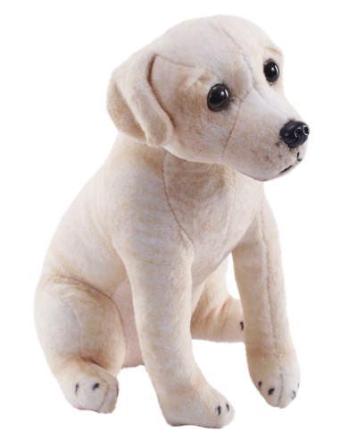 Caine de salvare cu sunet LABRADOR AURIU- Jucarie Plus Wild