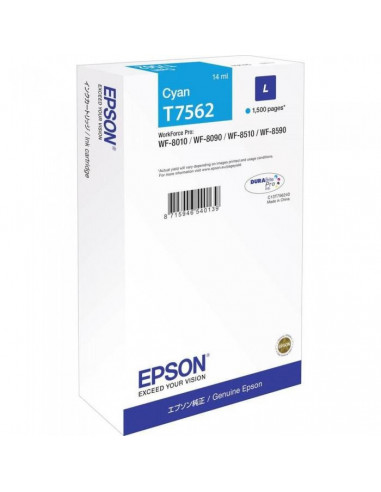 Cartus cerneala original Epson C13T756240, T75624, Cyan,T75624
