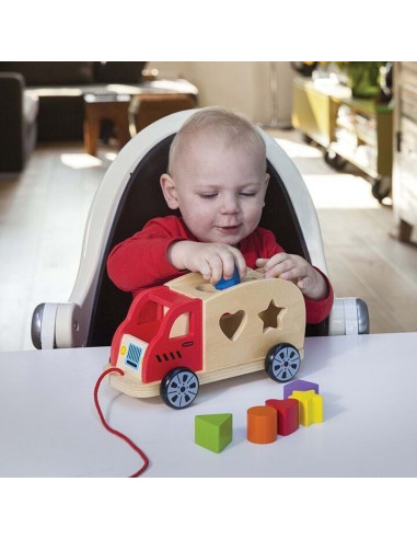 Camion Shape Sorter cu 6 forme,NC10564 Camion Shape Sorter cu 6 forme,NC10564