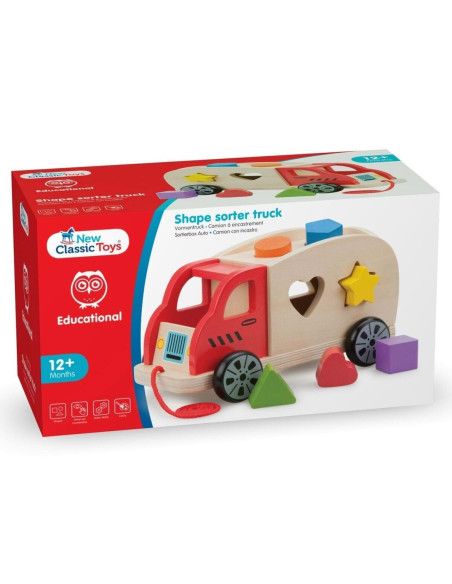 Camion Shape Sorter cu 6 forme,NC10564 Camion Shape Sorter cu 6 forme,NC10564