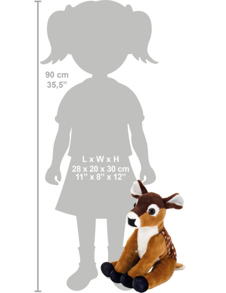 Caprioara - Jucarie Plus Wild Republic 30 cm,WR11040