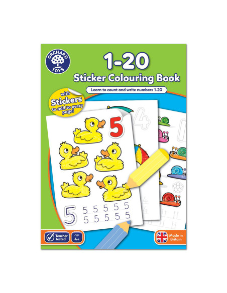 Carte de colorat cu activitati in limba engleza si abtibilduri