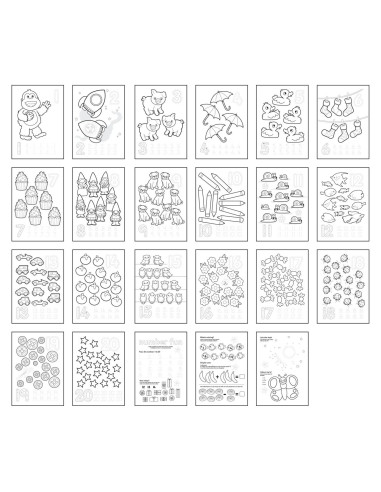 Carte de colorat cu activitati in limba engleza si abtibilduri