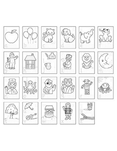 Carte de colorat cu activitati in limba engleza si abtibilduri