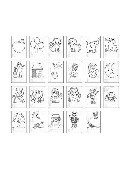 Carte de colorat cu activitati in limba engleza si abtibilduri