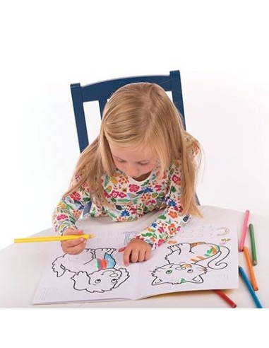 Carte de colorat cu activitati in limba engleza si abtibilduri