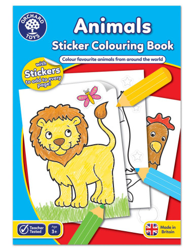 Carte de colorat cu activitati in limba engleza si abtibilduri