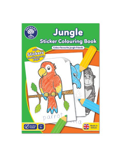 Carte de colorat cu activitati in limba engleza si abtibilduri 2