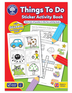 Carte de colorat cu activitati in limba engleza si abtibilduri 2