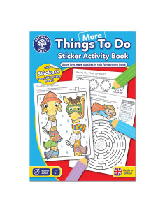 Carte de colorat cu activitati in limba engleza si abtibilduri 2