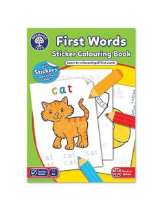 Carte de colorat cu activitati in limba engleza si abtibilduri 2