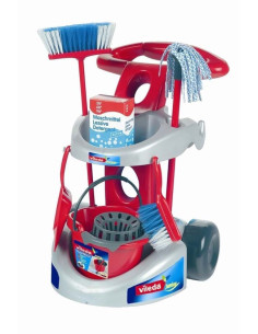 Jucarie - Carucior cu accesorii pentru menaj - Vileda,TK6721 2