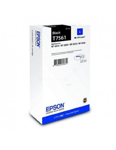 Cartus cerneala original Epson C13T756140, T75614, Black,T75614